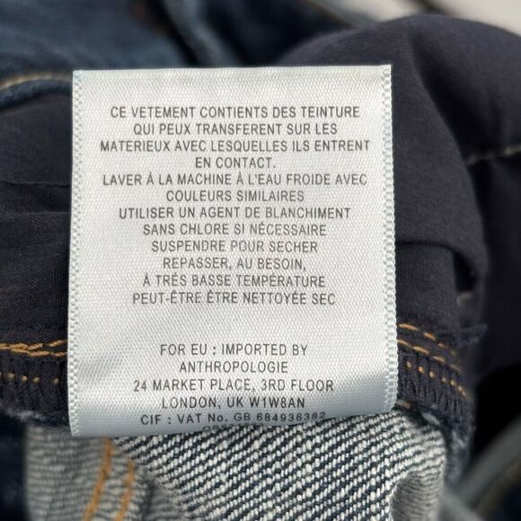 Anthropologie Pilcro and the Letterpress Script Denim Shorts Size 25 - Picture 5 of 7